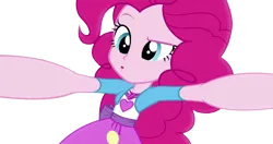 Size: 4480x2358 | Tagged: safe, artist:homersimpson1983, derpibooru import, edit, edited screencap, screencap, pinkie pie, human, equestria girls, background removed, female, image, png, simple background, solo, transparent background