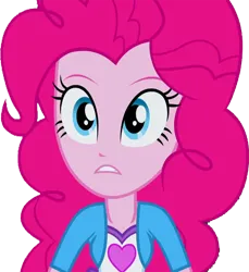 Size: 2306x2520 | Tagged: safe, artist:homersimpson1983, derpibooru import, edit, edited screencap, screencap, pinkie pie, human, equestria girls, background removed, bust, female, image, png, simple background, solo, transparent background