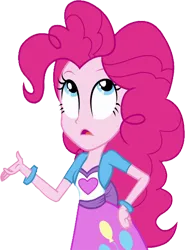 Size: 1864x2520 | Tagged: safe, artist:homersimpson1983, derpibooru import, edit, edited screencap, screencap, pinkie pie, human, equestria girls, background removed, female, hand on hip, image, png, simple background, solo, transparent background