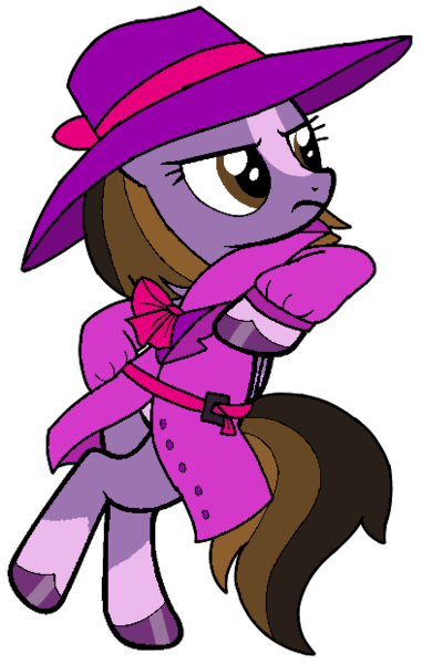 Size: 394x621 | Tagged: safe, artist:noi kincade, derpibooru import, oc, oc:princess kincade, unofficial characters only, alicorn, pony, bipedal, clothes, detective, fedora, female, hat, image, png, simple background, solo, transparent background, trenchcoat