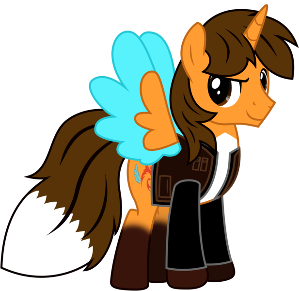 Size: 6187x6013 | Tagged: safe, artist:ejlightning007arts, derpibooru import, oc, oc:ej, unofficial characters only, alicorn, fox, fox pony, hybrid, pony, derpibooru community collaboration, 2024 community collab, alicorn oc, clothes, coat markings, colored wings, confident, horn, hybrid oc, image, jacket, male, png, simple background, socks (coat marking), solo, spread wings, stallion, transparent background, vector, wings