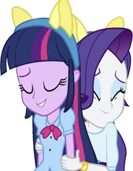 Size: 1960x2520 | Tagged: safe, derpibooru import, edit, edited screencap, editor:homersimpson1983, screencap, rarity, twilight sparkle, human, equestria girls, background removed, female, image, not a vector, png