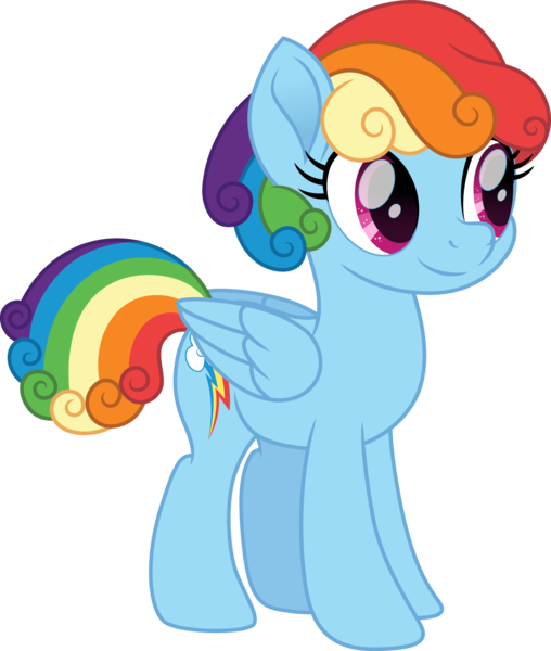 Size: 1355x1600 | Tagged: safe, artist:cloudy glow, artist:cloudyglow, derpibooru import, rainbow dash, pegasus, pony, 1963, barbie, barbie hair, female, g4, image, mare, png, simple background, solo, transparent background