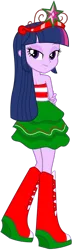 Size: 422x1469 | Tagged: safe, artist:fireluigi29, derpibooru import, twilight sparkle, human, equestria girls, clothes, crown, dress, female, holiday, image, jewelry, outfit, png, regalia, simple background, solo, transparent background