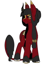 Size: 1765x2160 | Tagged: safe, artist:brainiac, derpibooru import, oc, oc:kokuma, unofficial characters only, kirin, female, image, png, simple background, solo, transparent background