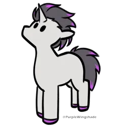 Size: 3000x3000 | Tagged: safe, artist:purple wingshade, derpibooru import, oc, oc:haze rad, unofficial characters only, pony, unicorn, cute, image, male, multicolored hair, png, small, solo, solo male, stallion