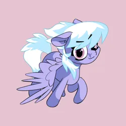 Size: 2000x2000 | Tagged: safe, artist:fakkajohan, derpibooru import, cloudchaser, pegasus, pony, colored sketch, female, image, looking at you, looking up, png, simple background, sketch, smiling, smirk, solo, spread wings, wings