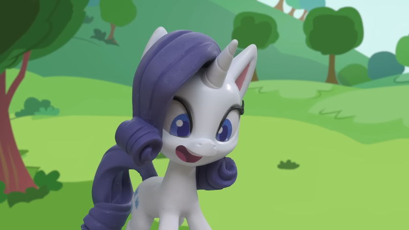 Size: 1920x1080 | Tagged: safe, derpibooru import, screencap, rarity, pony, unicorn, my little pony: pony life, my little pony: stop motion short, cute, image, png, smiling