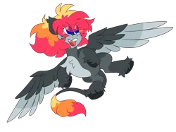 Size: 7170x5359 | Tagged: safe, artist:crazysketch101, derpibooru import, oc, oc:crazy looncrest, pegasus, pony, image, png