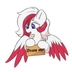 Size: 3100x3100 | Tagged: safe, artist:hcl, derpibooru import, oc, oc:red wine, unofficial characters only, pegasus, pony, bust, colored wings, cute, draw me, image, pegasus oc, png, portrait, simple background, spread wings, transparent background, two toned mane, two toned wings, wings