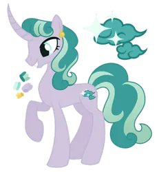 Size: 1280x1383 | Tagged: safe, artist:monochrome-sunsets, derpibooru import, oc, pony, unicorn, curved horn, female, horn, image, mare, offspring, parent:mistmane, parent:star swirl the bearded, png, simple background, solo, transparent background