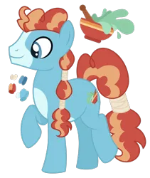 Size: 1170x1389 | Tagged: safe, artist:monochrome-sunsets, derpibooru import, oc, earth pony, pony, image, male, offscreen character, parent:meadowbrook, parent:rockhoof, png, simple background, solo, stallion, transparent background