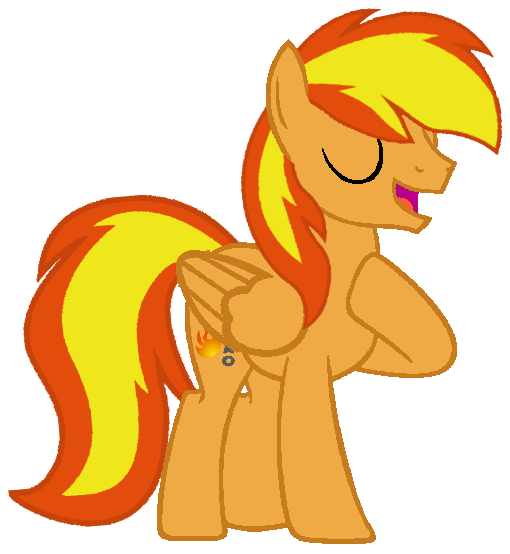 Size: 510x554 | Tagged: safe, artist:noi kincade, derpibooru import, oc, oc:firey ratchet, unofficial characters only, pegasus, pony, g4, image, male, png, simple background, solo, stallion, transparent background