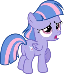 Size: 5384x6212 | Tagged: safe, artist:starryshineviolet, derpibooru import, wind sprint, pegasus, pony, common ground, absurd resolution, butt, female, filly, foal, g4, image, plot, png, simple background, transparent background, vector, worried