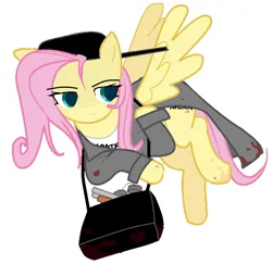 Size: 709x689 | Tagged: semi-grimdark, derpibooru import, fluttershy, columbine, eric harris, image, png