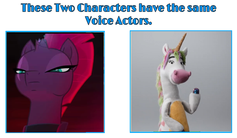 Size: 3464x2028 | Tagged: safe, derpibooru import, tempest shadow, pony, unicorn, my little pony: the movie, emily blunt, exploitable meme, if (2024), image, imaginary friend, meme, png, same voice actor