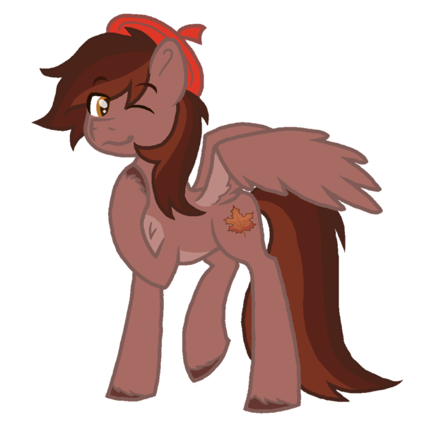 Size: 1200x1200 | Tagged: safe, artist:lindasaurie, derpibooru import, oc, oc:autumn rosewood, unofficial characters only, pegasus, pony, derpibooru community collaboration, 2024 community collab, beret, colored lineart, derpibooru exclusive, eye clipping through hair, eyebrows, eyebrows visible through hair, hat, hoof on chest, image, looking at you, male, one eye closed, pale belly, partially open wings, pegasus oc, png, simple background, smiling, solo, stallion, three quarter view, transparent background, unshorn fetlocks, wings, wink, winking at you