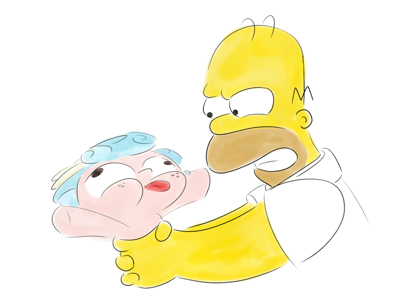 Size: 1280x960 | Tagged: safe, derpibooru import, cozy glow, human, pegasus, asphyxiation, hand, homer simpson, image, png, strangling, why you little