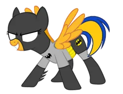 Size: 1280x977 | Tagged: safe, artist:mlpfan3991, derpibooru import, oc, oc:flare spark, unofficial characters only, pegasus, pony, batman, batmare, dc comics, female, image, png, simple background, solo, transparent background