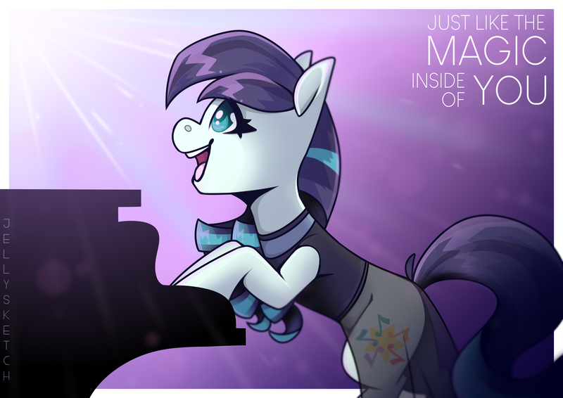 Size: 4093x2894 | Tagged: safe, artist:jellysketch, derpibooru import, coloratura, earth pony, pony, the mane attraction, image, musical instrument, piano, png, rara, singing, solo
