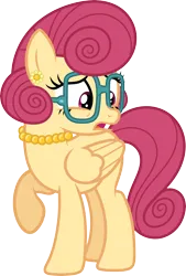 Size: 5138x7613 | Tagged: safe, artist:starryshineviolet, derpibooru import, posey shy, pegasus, pony, flutter brutter, absurd resolution, ear piercing, earring, female, g4, glasses, image, jewelry, looking down, mare, necklace, piercing, png, raised hoof, sad, simple background, solo, transparent background, vector