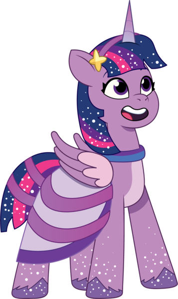 Size: 860x1446 | Tagged: safe, artist:prixy05, derpibooru import, twilight sparkle, twilight sparkle (alicorn), alicorn, pony, g5, my little pony: tell your tale, crystal ball (episode), female, g4, g4 to g5, generation leap, image, mare, png, simple background, solo, transparent background, vector