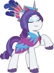 Size: 1013x1353 | Tagged: safe, artist:prixy05, derpibooru import, rarity, pony, unicorn, g5, my little pony: tell your tale, female, g4, g4 to g5, generation leap, image, mare, png, ponykind parade, ponykind parade-emonium, simple background, solo, transparent background, vector