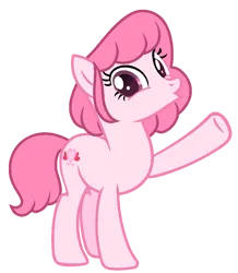 Size: 737x846 | Tagged: safe, artist:muhammad yunus, artist:noi kincade, derpibooru import, oc, oc:annisa trihapsari, earth pony, pony, derpibooru community collaboration, 2024 community collab, base used, female, image, looking at you, mare, open mouth, png, simple background, solo, transparent background