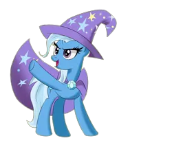 Size: 3840x3240 | Tagged: safe, artist:jww#, derpibooru import, trixie, pony, unicorn, cape, clothes, fake, faker than a three dollar bill, g4, hat, image, png, trixie's cape, trixie's hat