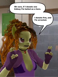 Size: 951x1245 | Tagged: safe, artist:stellarator, derpibooru import, adagio dazzle, anthro, unguligrade anthro, comic:we will be adored, 3d, blender, blender cycles, cycles render, g4, image, not sfm, png