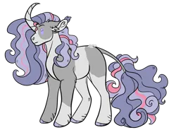 Size: 2111x1635 | Tagged: safe, artist:kitschykricket, derpibooru import, oc, pony, unicorn, curved horn, female, horn, image, mare, png, simple background, solo, transparent background