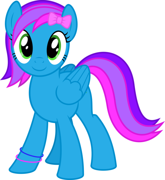 Size: 4000x4364 | Tagged: safe, artist:parclytaxel, derpibooru import, oc, oc:azure acrylic, unofficial characters only, pegasus, pony, derpibooru community collaboration, .svg available, 2024 community collab, absurd resolution, bow, bracelet, female, hair bow, image, jewelry, looking at you, mare, png, simple background, smiling, smiling at you, solo, transparent background, vector