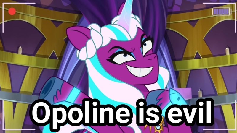 Size: 1272x716 | Tagged: safe, derpibooru import, edit, edited screencap, screencap, alicorn, pony, g5, my little pony: tell your tale, camera shot, captain obvious, female, image, jpeg, mare, misspelling, no fucking shit, opaline arcana, solo