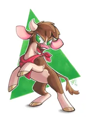 Size: 1000x1400 | Tagged: safe, artist:bananameteor, derpibooru import, cow, them's fightin' herds, arizona (tfh), community related, image, jpeg