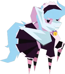 Size: 2055x2322 | Tagged: safe, artist:tikibat, derpibooru import, oc, oc:file folder, unofficial characters only, pegasus, pony, clothes, crossdressing, image, maid, male, png, simple background, solo, stallion, transparent background