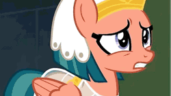 Size: 1920x1080 | Tagged: safe, artist:ocean lover, derpibooru import, edit, edited screencap, screencap, somnambula, pegasus, pony, python, snake, daring done?, animated, blue eyeshadow, bow, crossover, disney, egyptian, egyptian headdress, egyptian pony, eyeliner, eyeshadow, female, gif, hair bow, hypno eyes, hypnosis, hypnotized, image, kaa, kaa eyes, looking at someone, makeup, smiling, swirly eyes, the jungle book, vector, youtube link, zoom in