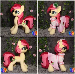 Size: 2560x2500 | Tagged: safe, artist:1stastrastudio, derpibooru import, roseluck, pony, clothes, dress, image, irl, jpeg, photo, plushie, solo