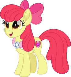 Size: 1482x1600 | Tagged: safe, artist:cloudy glow, derpibooru import, apple bloom, earth pony, pony, female, image, mare, movie accurate, older, older apple bloom, open mouth, png, simple background, solo, transparent background