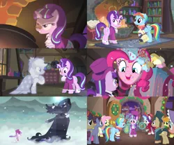 Size: 724x604 | Tagged: safe, derpibooru import, applejack, bonnie rose, carrot top, doctor whooves, flutterholly, fluttershy, golden harvest, merry, pinkie pie, princess luna, rainbow dash, rarity, snowdash, snowfall frost, spirit of hearth's warming past, spirit of hearth's warming presents, spirit of hearth's warming yet to come, starlight glimmer, time turner, a hearth's warming tail, christmas, collage, holiday, image, png