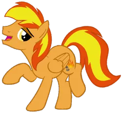 Size: 498x463 | Tagged: safe, artist:noi kincade, derpibooru import, oc, oc:firey ratchet, unofficial characters only, pegasus, pony, flirting, g4, image, male, png, simple background, solo, stallion, transparent background