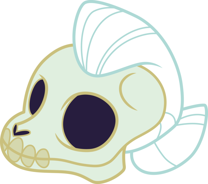 Size: 3394x3000 | Tagged: safe, artist:cloudy glow, derpibooru import, granny smith, earth pony, pony, dead, female, g4, image, png, simple background, skull, solo, transparent background