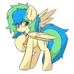 Size: 1600x1600 | Tagged: safe, artist:hcl, derpibooru import, oc, oc:hcl, unofficial characters only, pegasus, pony, image, png, simple background, solo, white background