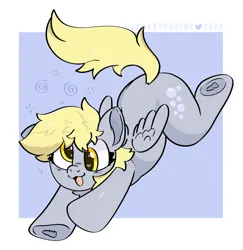 Size: 1942x1997 | Tagged: safe, artist:spookyfoxinc, derpibooru import, derpy hooves, pegasus, pony, g4, image, png, simple background, solo