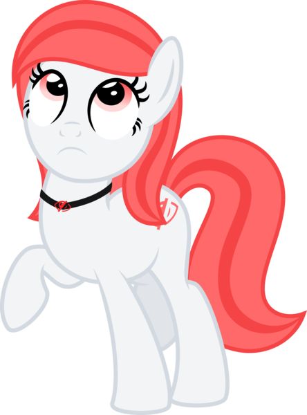 Size: 4000x5403 | Tagged: safe, artist:melisareb, derpibooru import, oc, oc:hide image, ponified, unofficial characters only, earth pony, pony, derpibooru, derpibooru community collaboration, 2024 community collab, :<, absurd resolution, collar, derpibooru exclusive, derpibooru ponified, female, image, looking up, mare, meta, png, raised hoof, simple background, solo, transparent background, vector