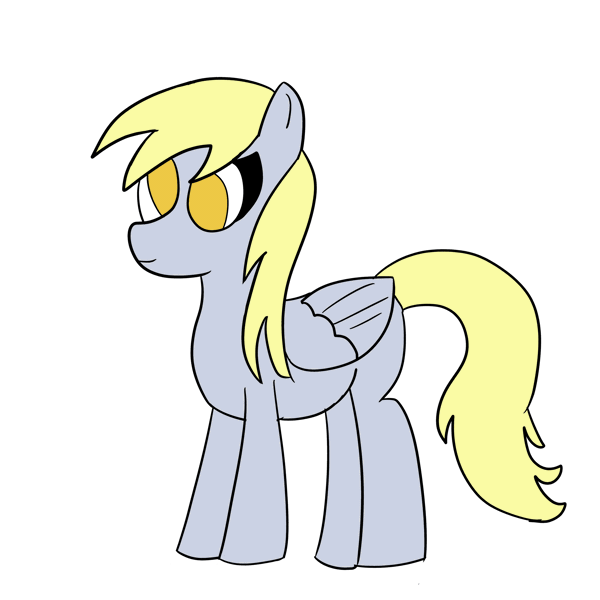 Size: 3000x3000 | Tagged: safe, artist:foxnoobb, derpibooru import, derpy hooves, pegasus, pony, animated, female, gif, high res, image, mare, open mouth, simple background, solo, tail, tail wag, white background