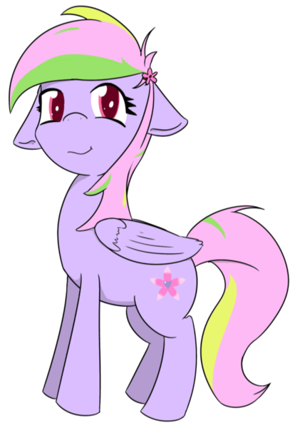 Size: 745x1080 | Tagged: safe, artist:soccy, derpibooru import, oc, oc:laura orchid, pegasus, pony, derpibooru community collaboration, 2024 community collab, female, image, looking at you, pegasus oc, png, solo, solo female, wings