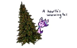 Size: 1280x800 | Tagged: safe, artist:goatpaste, derpibooru import, starlight glimmer, pony, unicorn, a hearth's warming tail, season 6, :<, christmas, christmas tree, female, frown, g4, holiday, image, jpeg, looking at something, mare, simple background, solo, starlight glimmer is not amused, tree, unamused, white background