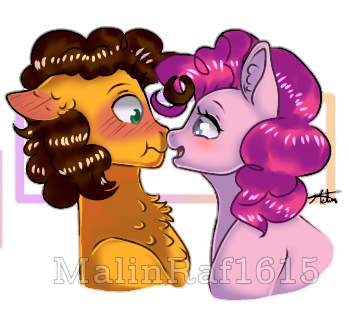 Size: 349x309 | Tagged: safe, artist:malinraf1615, ponerpics import, ponybooru import, cheese sandwich, pinkie pie, earth pony, pony, cheesepie, female, image, male, mare, png, shipping, simple background, stallion, straight, transparent background