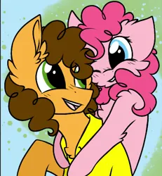 Size: 448x485 | Tagged: safe, artist:pegacousinceles, ponerpics import, ponybooru import, cheese sandwich, pinkie pie, earth pony, pony, cheesepie, female, image, male, mare, png, shipping, stallion, straight