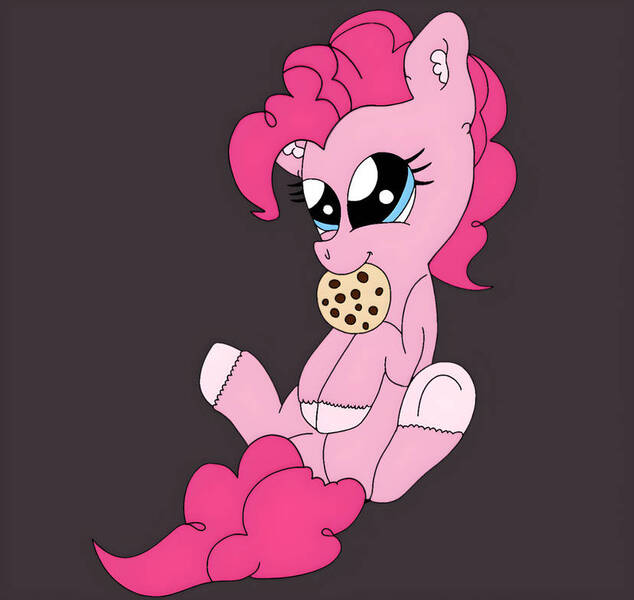 Size: 828x783 | Tagged: safe, artist:thebronypony123, derpibooru import, pinkie pie, earth pony, pony, cookie, cute, female, food, image, jpeg, simple background, solo